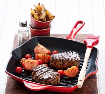 Le Creuset Red Grill Pan Le Creuset Red Grill Pan