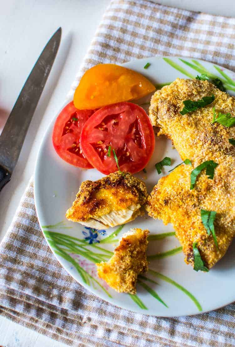 Panko Baked Oven-Fried Chicken Recipe Panko Baked Oven-Fried Chicken Recipe