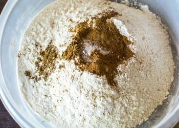 mixing ingrediants for 4-banana bread mixing ingrediants for 4-banana bread