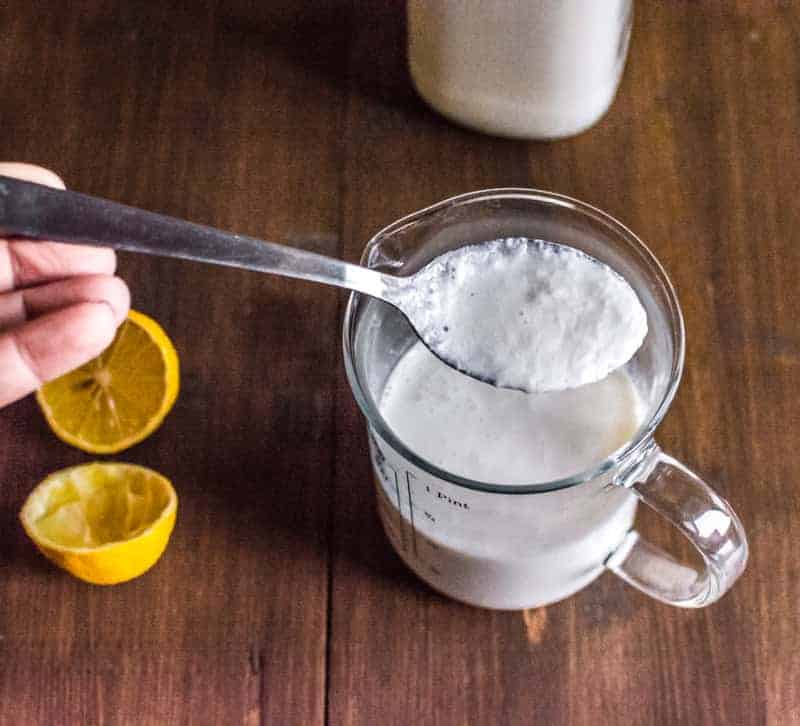 Adding yogurt in buttermilk Adding yogurt in buttermilk