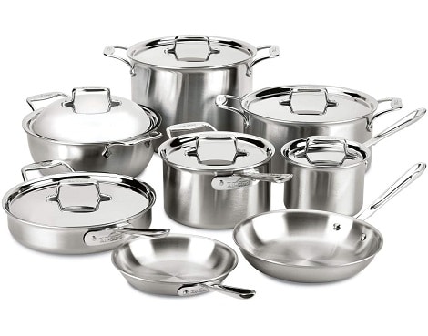 All-Clad D5 Brushed Stainless Steel All-Clad D5 Brushed Stainless Steel