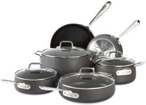 All Clad Ha1 Hard Anodized Nonstick Cookware Set All Clad Ha1 Hard Anodized Nonstick Cookware Set