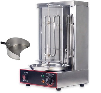 YOOYIST Electric Vertical Broiler Shawarma Doner Kebab Gyro Grill Machine YOOYIST Electric Vertical Broiler Shawarma Doner Kebab Gyro Grill Machine