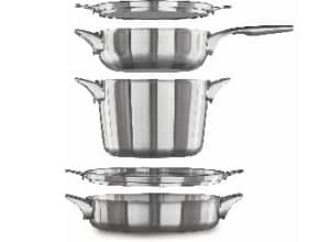 Calphalon Premier Space Saving Supper Club Set Calphalon Premier Space Saving Supper Club Set