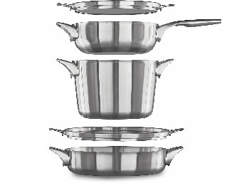 Calphalon Premier Space Saving Supper Club Set Calphalon Premier Space Saving Supper Club Set