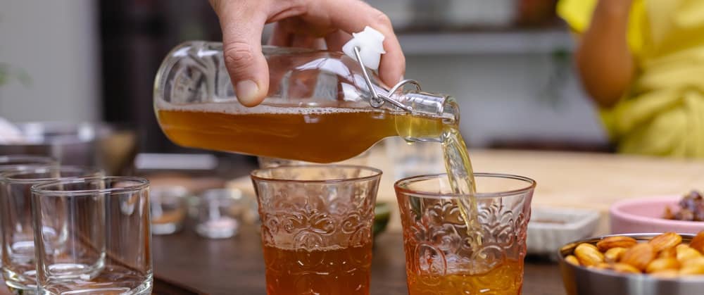 Use of kombucha