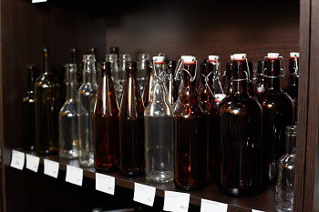 kombucha bottles careing